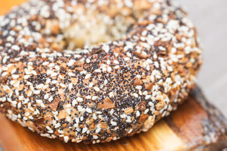 Wood fired Bagels with Everything