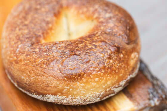 Wood fired Bagels with Plain